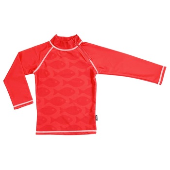 Tricou de baie Fish red protectie UV Swimpy Tricou de baie Fish red protectie UV Swimpy