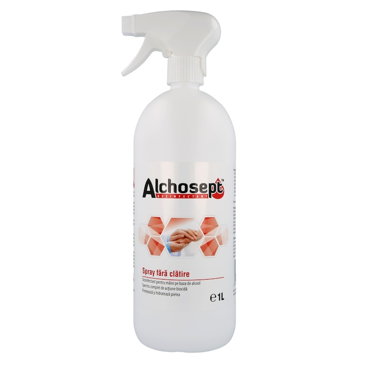 Alchosept Kéz- és bőrfertőtlenítő, 1 l permetezőgéppel