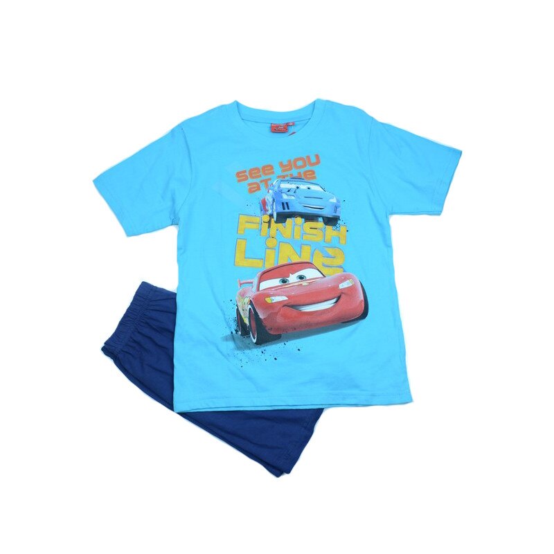 Pijama vara baieti Disney Cars 302448AL, Multicolor, 128