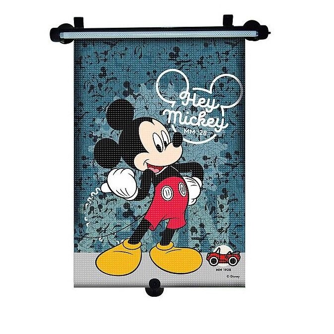 Parasolar retractabil Mickey Mouse