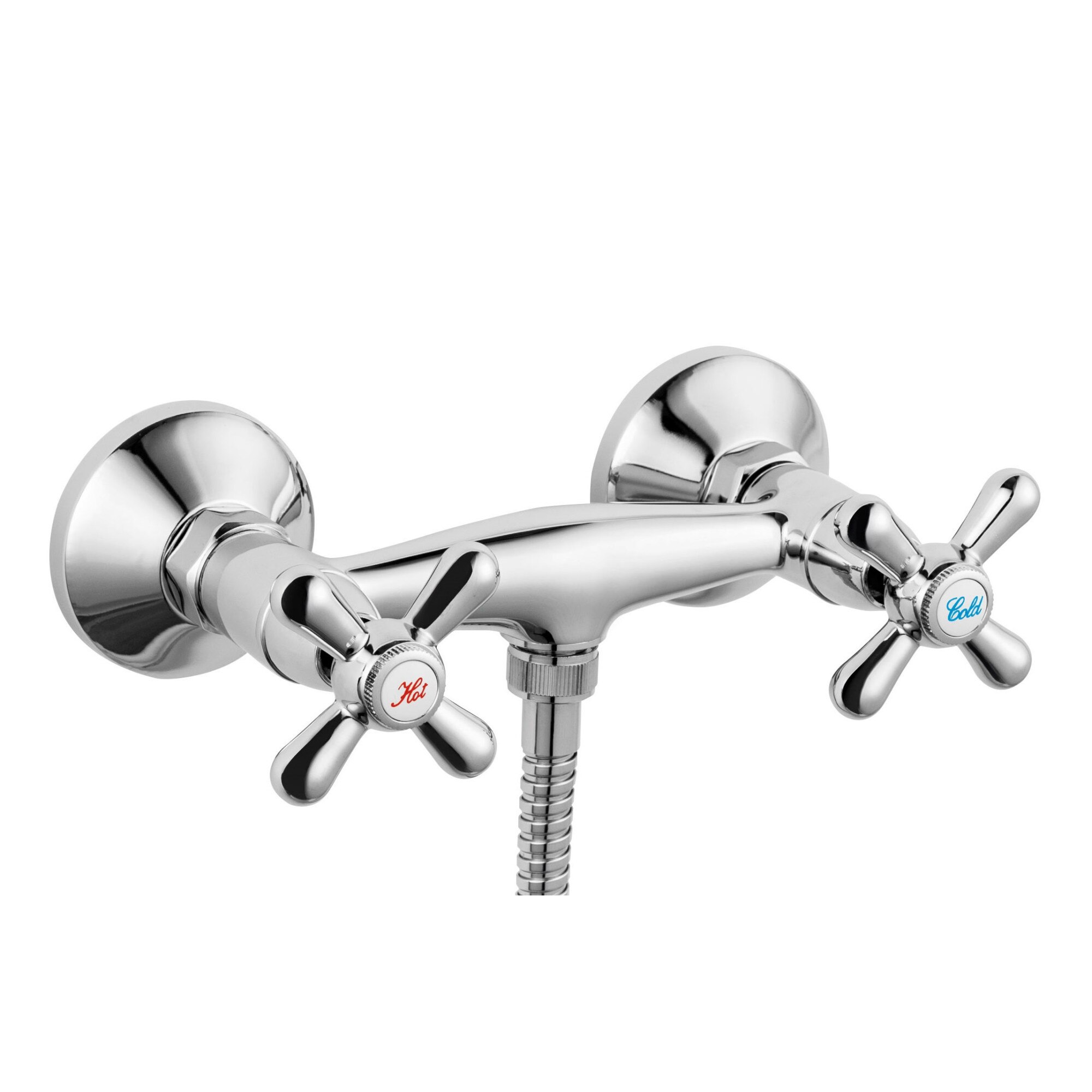 Set Retro 2in1 - Baterie dus Retro perete + set de dus Retro culisant