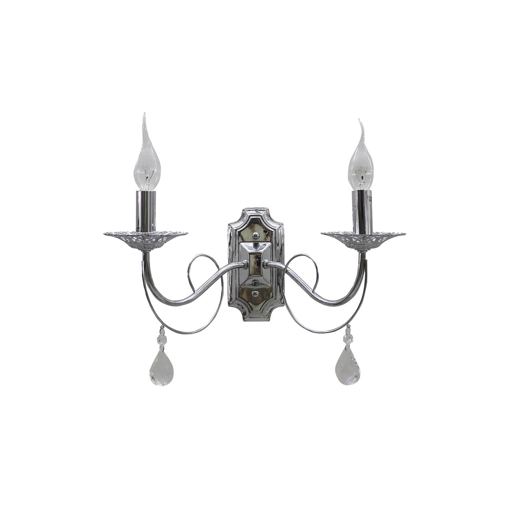 Aplica Interior Erste Chandler 2x60W Max E14 EL0038833 Culoare Crom