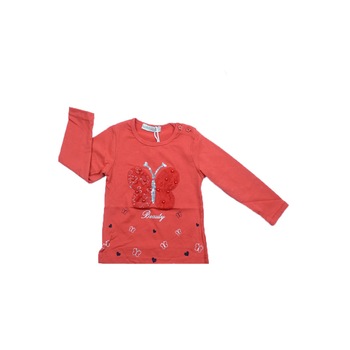 Bluza maneca lunga fete Happy House WB-2525R2, Rosu Bluza maneca lunga fete Happy House WB-2525R2, Rosu