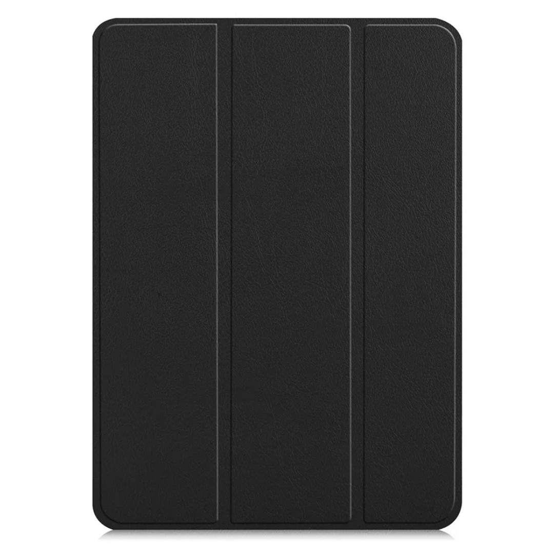 Husa Smart Cover compatibila cu Ipad Pro 12.9" 2018, inchidere magnetica, functie wake-sleep, Negru, 12.9"