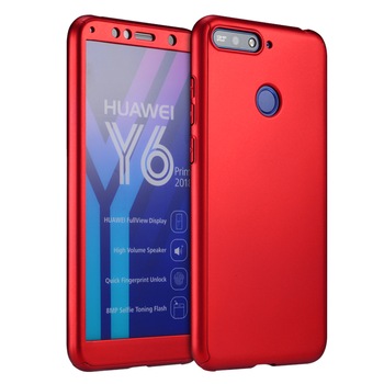 Husa 360° Full Protection - Huawei Y6 Prime 2018 - Rosu Husa 360° Full Protection - Huawei Y6 Prime 2018 - Rosu