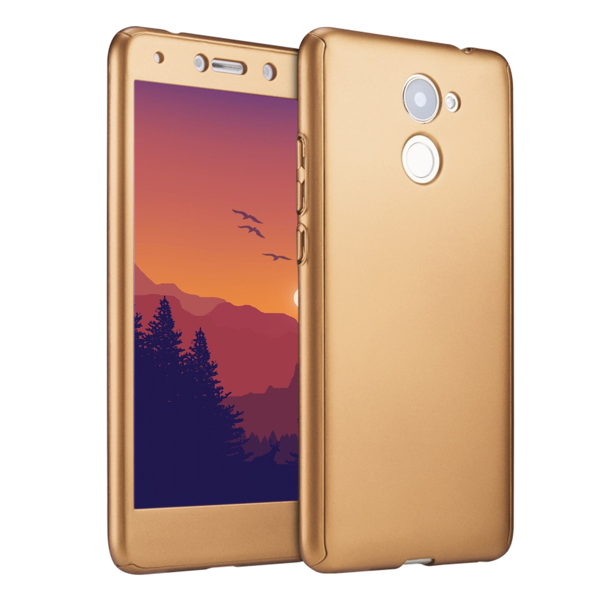 Husa 360° Full Protection - Huawei Y7 Prime 2017 - Auriu