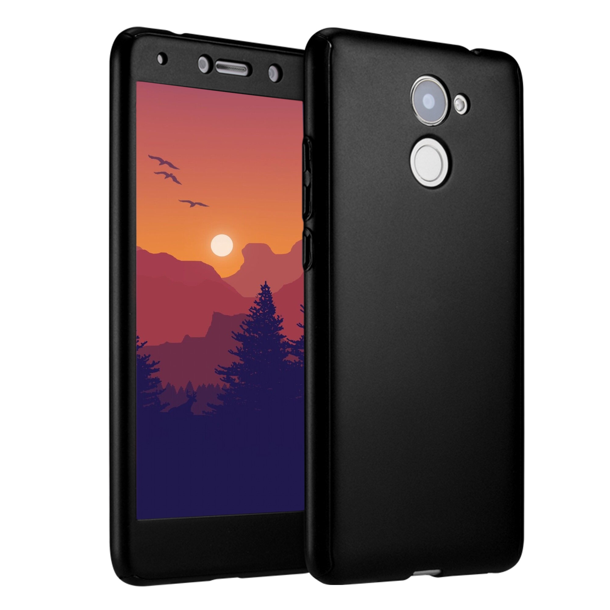 Husa 360° Full Protection - Huawei Y7 Prime 2017 - Negru