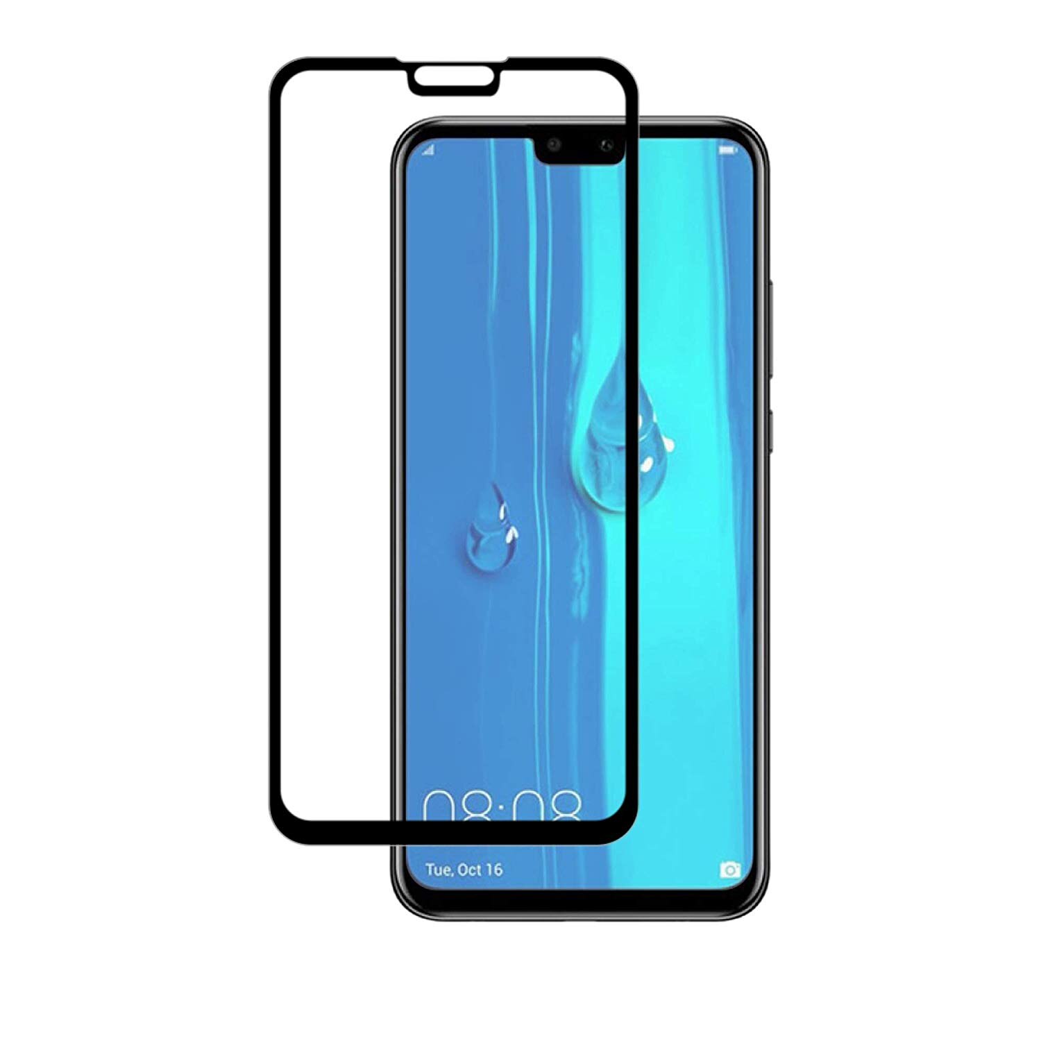 Folie sticla Full Glue Huawei P20, Neagra