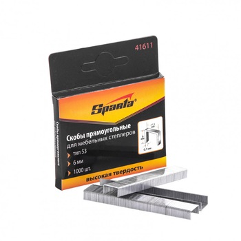 Capse pentru capsator, tip 53, 6 mm, 1000 buc., SPARTA Capse pentru capsator, tip 53, 6 mm, 1000 buc., SPARTA