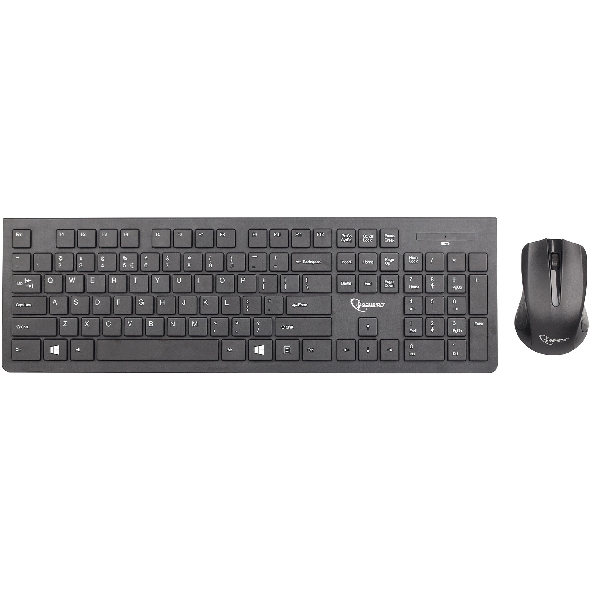 Kit Tastatura + Mouse Gembird KBS-WCH-01, Negru