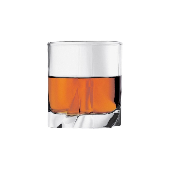 Pasabahce Luna whiskys pohár 345ml, 6db os szett New 64310