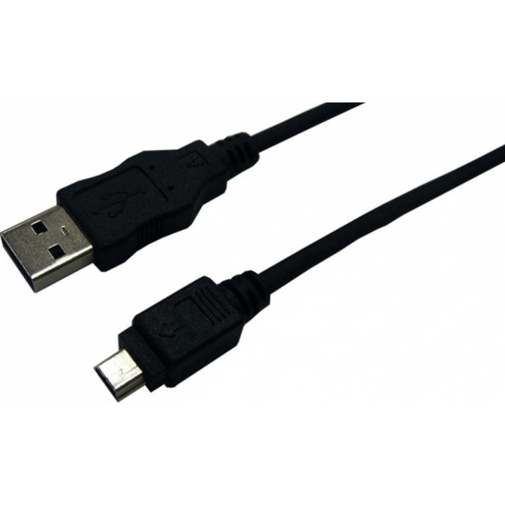 LogiLink USB2.0 - Mini-USB, 1,8 m kábel