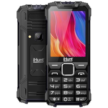 Telefon mobil iHunt i1 3G 2021, 3G, DualSIM, Bluetooth, Lanterna, Camera 2MP, Baterie 1450mAh, RO ALERT, Black Telefon mobil iHunt i1 3G 2021, 3G, DualSIM, Bluetooth, Lanterna, Camera 2MP, Baterie 1450mAh, RO ALERT, Black