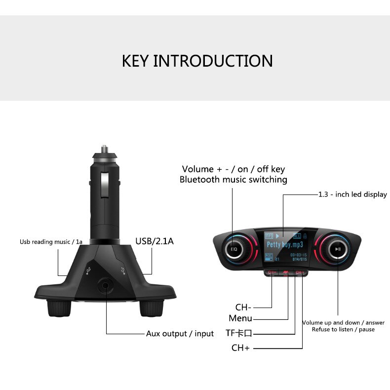 Adaptor Wireless BT06 Car Kit Hands Free eMAG.ro