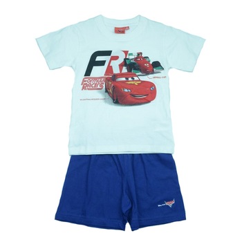 Compleu 2 piese vara baieti SETINO Cars 940-006, Multicolor Compleu 2 piese vara baieti SETINO Cars 940-006, Multicolor