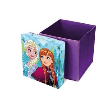 Cutie taburet depozitare jucarii Frozen 31x31x33 Multicolor Cutie taburet depozitare jucarii Frozen 31x31x33 Multicolor