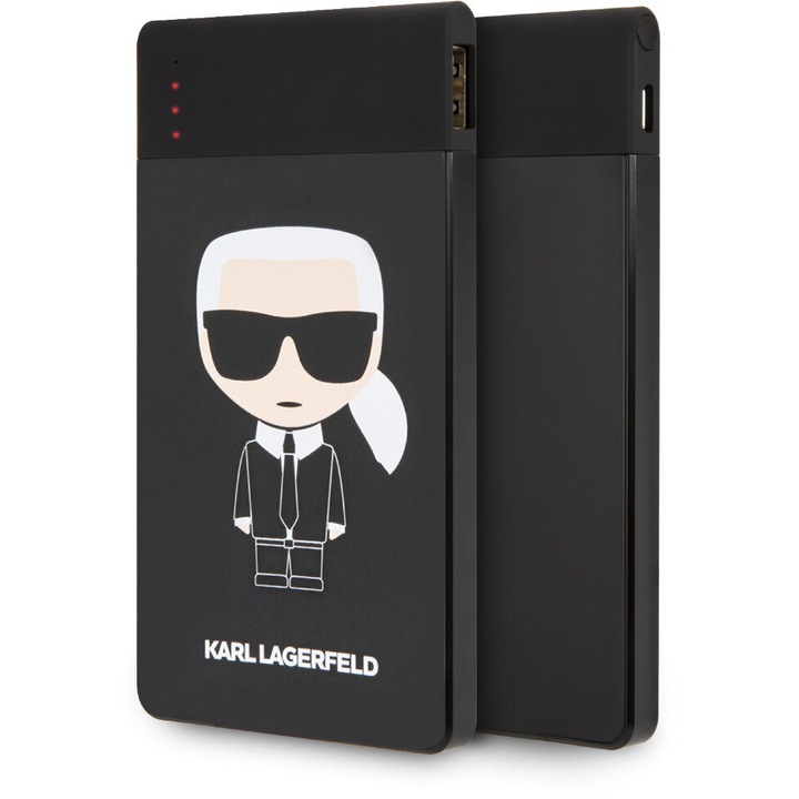 Külső akkumulátor KARL LAGERFELD 4000mAh Fekete