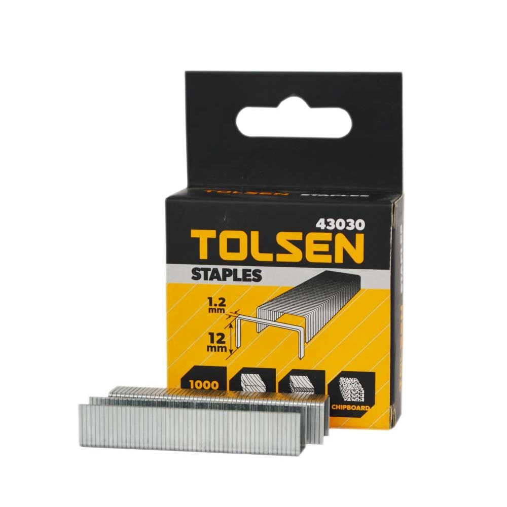 Set 1000 Capse pentru Lemn 12x1.2 mm, Tolsen