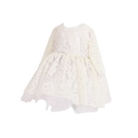 rochie din dantela cu maneca lunga anais pentru bebe 0 - 24 luni alb imagen 26_0_
0