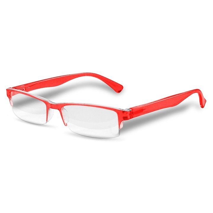 RAFFA SMART Olvasószemüveg, dioptria +2,5, piros
