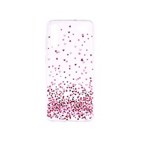 Husa de protectie Case-M, Pentru Samsung Galaxy A50, Pentru spate, Din silicon, Cu imprimeu inimioare, Transparenta, Multicolor