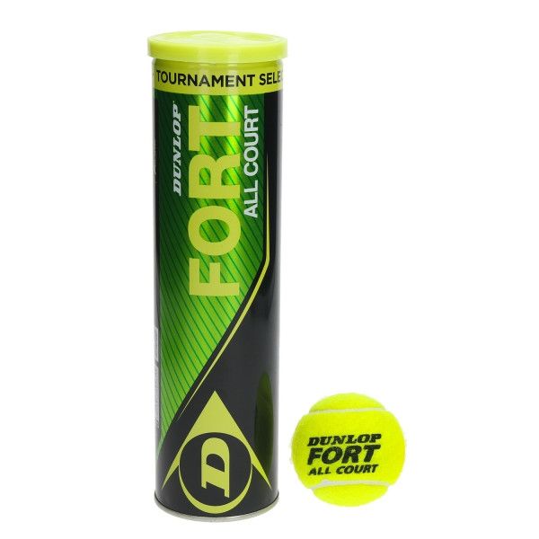 Set Mingi Tenis Dunlop Fort All Court 4 buc
