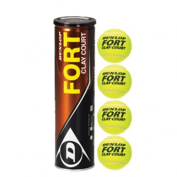 Set Mingi Tenis Dunlop Fort Clay Court 4 buc Set Mingi Tenis Dunlop Fort Clay Court 4 buc