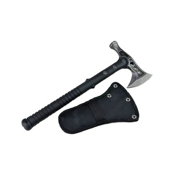 Topor pentru camping si drumetii cu lama din otel inoxidabil, lungime 39 cm Topor pentru camping si drumetii cu lama din otel inoxidabil, lungime 39 cm