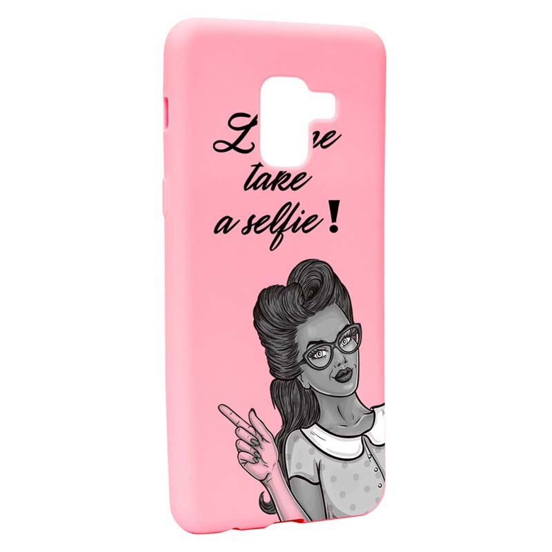 Husa de protectie Selfie pentru Samsung Galaxy A5 2018, rezistenta la uzura, anti-alunecare, din silicon Premium, P8