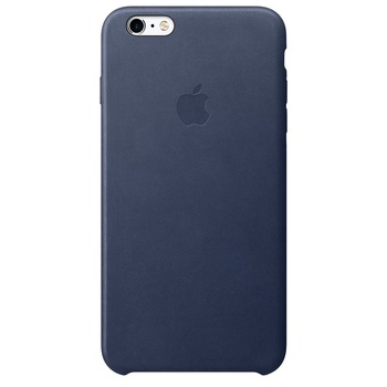 Husa de protectie Apple pentru iPhone 6s Plus, Piele, Blue Husa de protectie Apple pentru iPhone 6s Plus, Piele, Blue