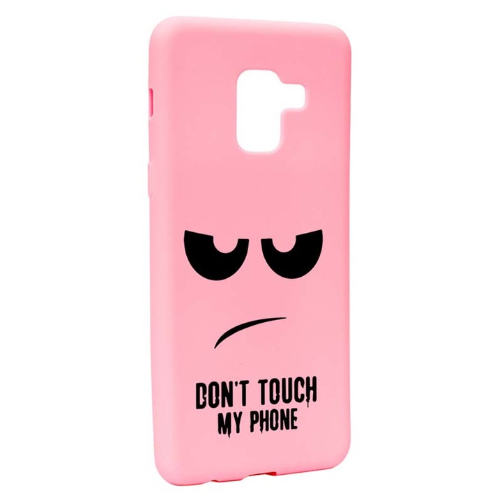 Защитен калъф Don`t Touch My Phone за Samsung Galaxy A5 2018, устойчив на износване, против плъзгане, първокласен силикон, P90