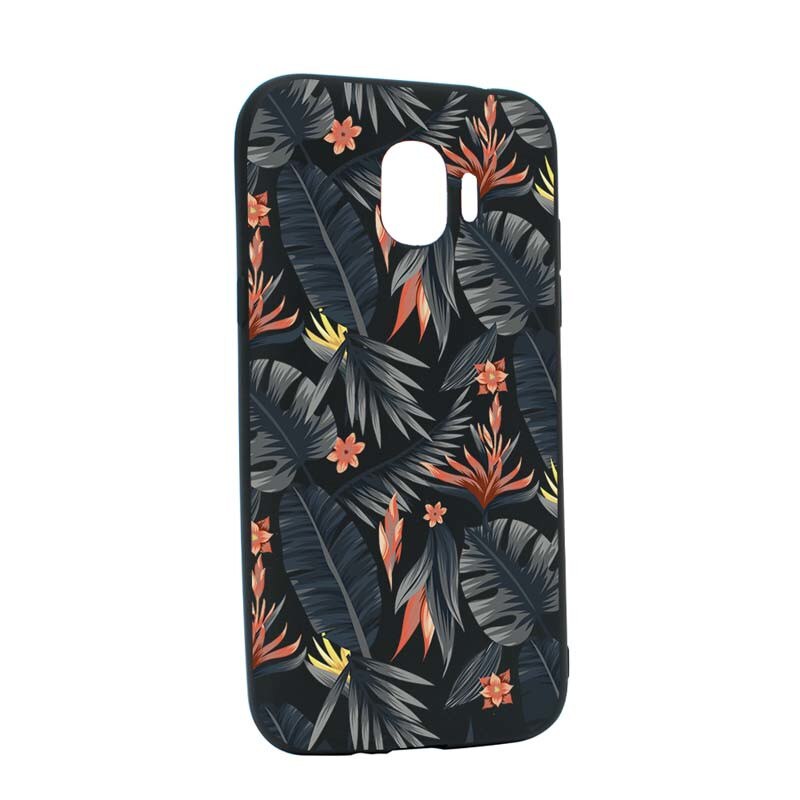 Husa de protectie Tropical Pattern pentru Samsung Galaxy J2 Pro 2018 / J2 2018 / Grand Prime Pro, rezistenta la uzura, anti-alunecare, din silicon Premium, B88