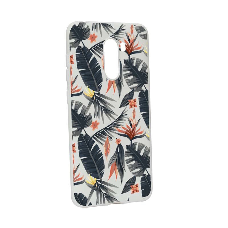 Husa de protectie Tropical Pattern pentru Xiaomi PocoPhone F1, rezistenta la uzura, anti-alunecare, din silicon Premium, W88
