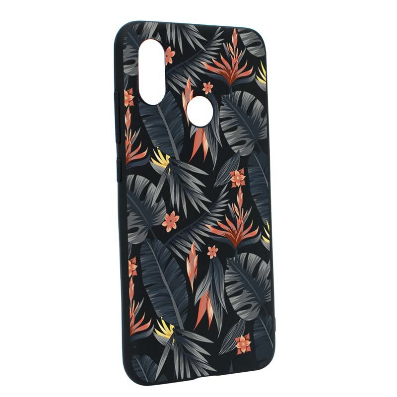 Husa de protectie Tropical Pattern pentru Xiaomi Mi A2 Lite / Redmi 6 Pro, rezistenta la uzura, anti-alunecare, din silicon Premium, B88