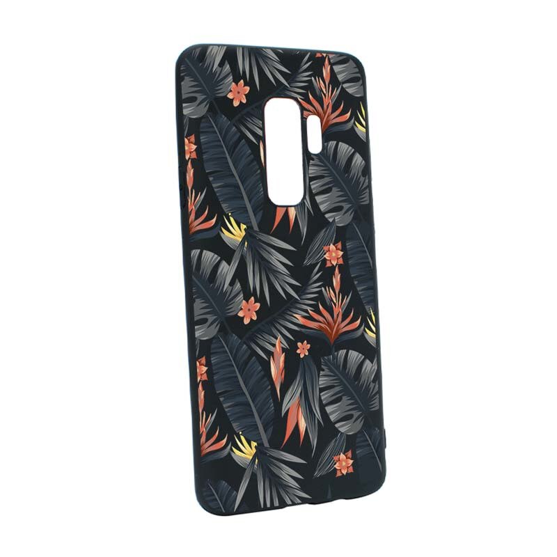 Husa de protectie Tropical Pattern pentru Samsung Galaxy S9 Plus, rezistenta la uzura, anti-alunecare, din silicon Premium, B88