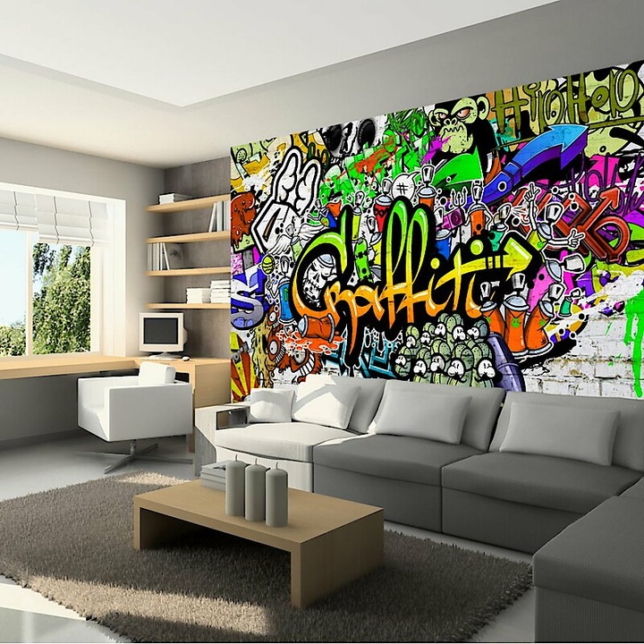 Fotótapéta - Graffiti a falon 2 400x280