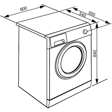 Masina de spalat rufe Smeg WHT814EIN, 8 kg, 1400 RPM, 16 programe, Motor Inverter, Clasa A+++, Alb