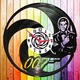 Ceas de perete disc vinil - Agentul 007
