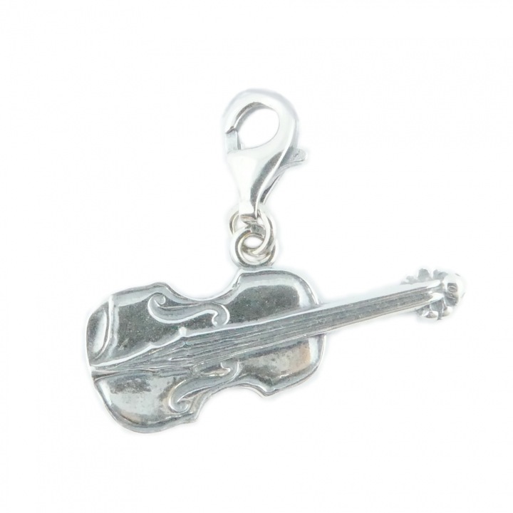 Karabiner ezüst medál Hangszer Hegedű 6123265 Dras