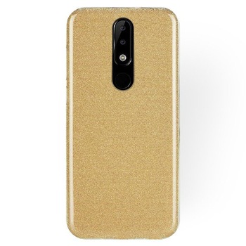 Husa Nokia 5.1 Plus / X5 2018 Glitter Gold Husa Nokia 5.1 Plus / X5 2018 Glitter Gold