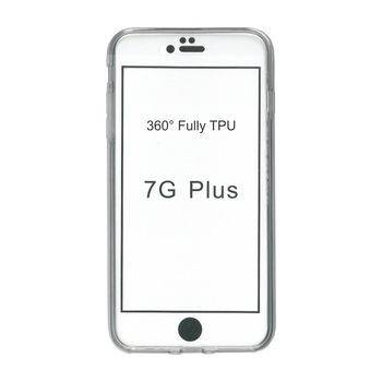 Husa din silicon clear 360, pentru iPhone 7/8 Plus - Eurocell Husa din silicon clear 360, pentru iPhone 7/8 Plus - Eurocell