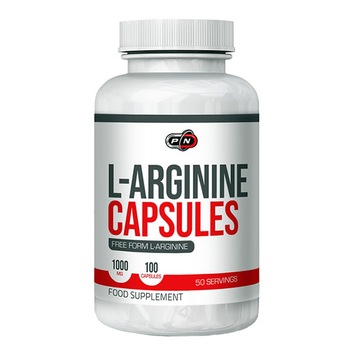 L-Arginina 1000 mg 100 capsule, creste nivelul de Oxid Nitric din sange, Pure Nutrition USA L-Arginina 1000 mg 100 capsule, creste nivelul de Oxid Nitric din sange, Pure Nutrition USA