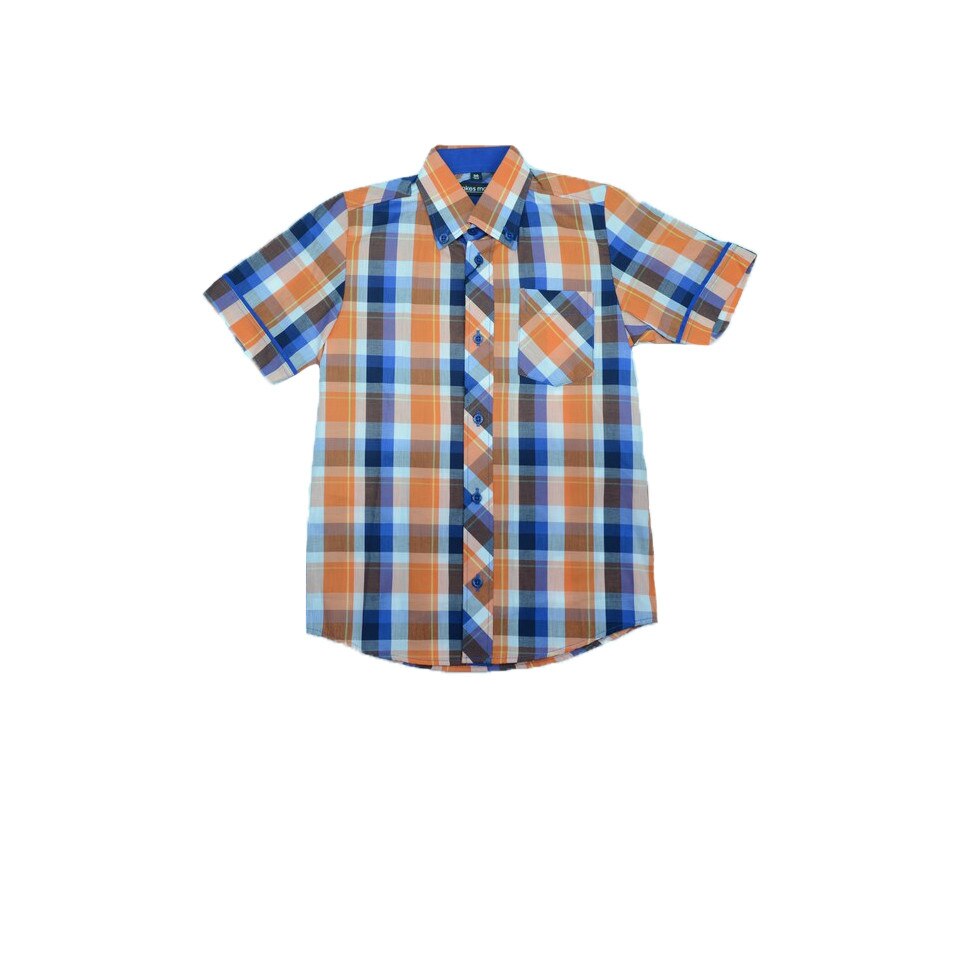 Camasa maneca scurta baieti Jankes, Carouri, Multicolor