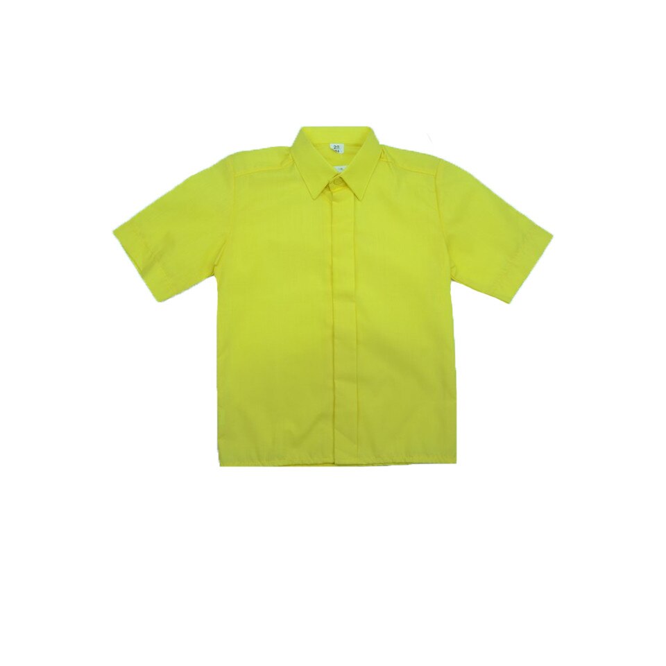 Camasa maneca scurta baieti Jankes CBJS-002, Galben