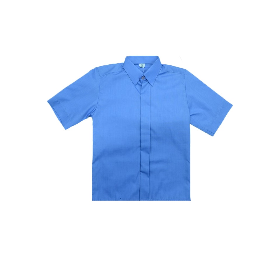 Camasa maneca scurta baieti Jankes CBJS-005, Albastru