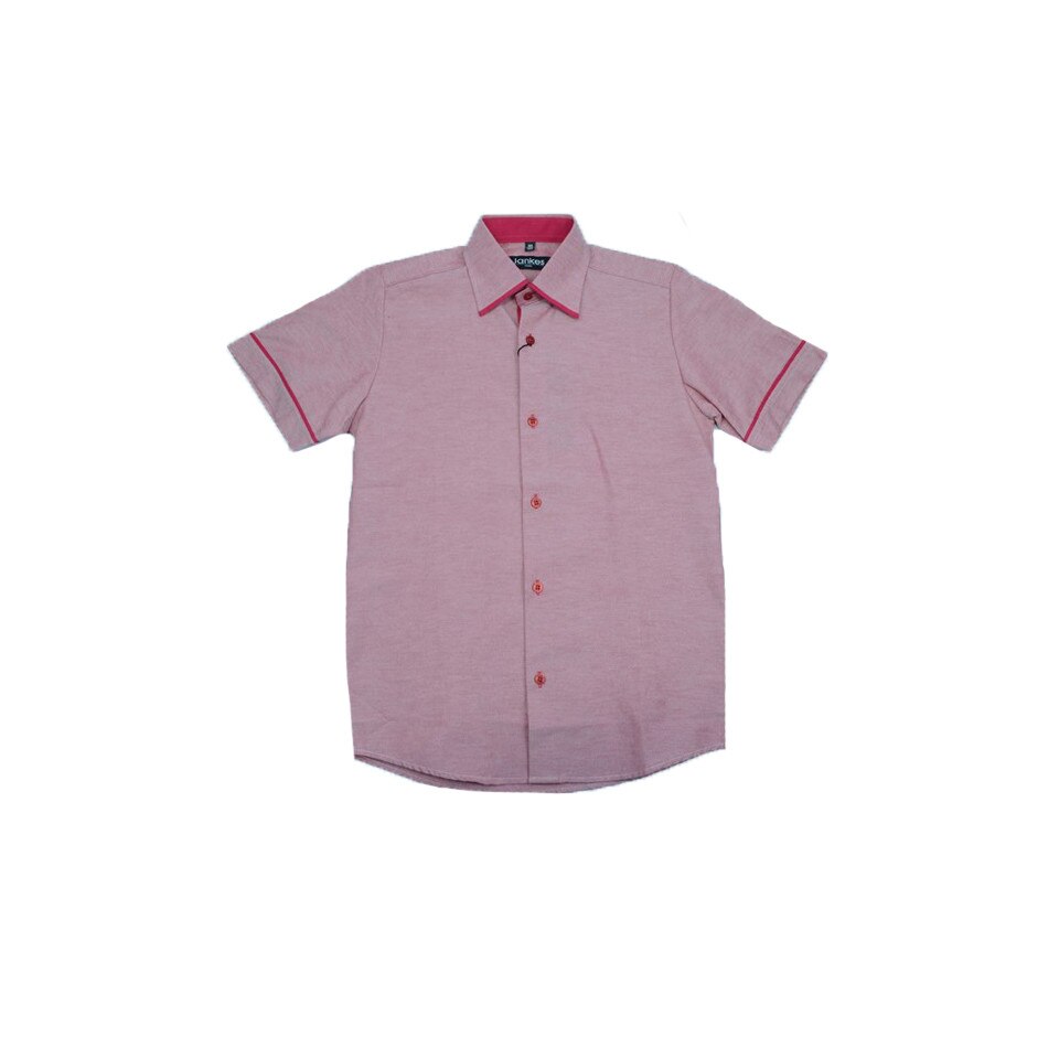 Camasa maneca scurta baieti Jankes, Rosu