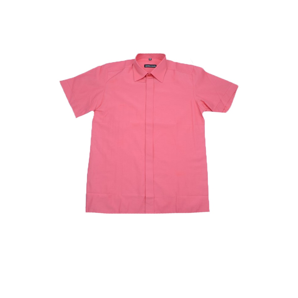 Camasa maneca scurta baieti Jankes JKS25-C1, Coral