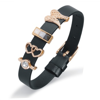 Bratara Pierre Ricaud PR141.1BL neagra cu auriu Bratara Pierre Ricaud PR141.1BL neagra cu auriu