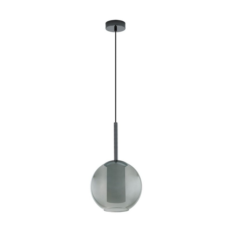 Lustra Tindari EGLO, metal,sticla,negru ,transparent