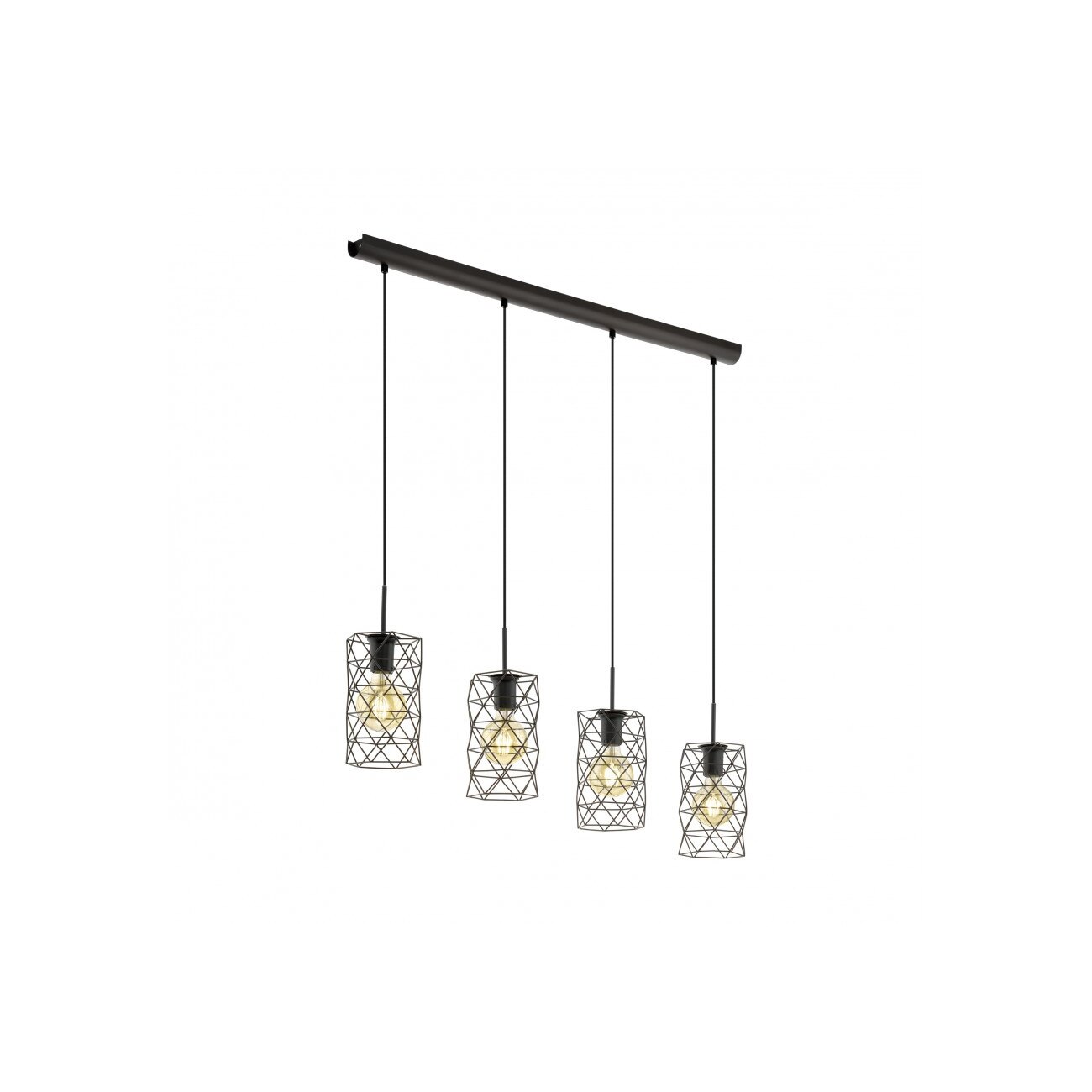 Lustra Estevau EGLO, metal negru